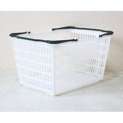 大和産業 買い物かご ナチュラル把手エバーグリーン 5個入 SL-7 1セット(5個) 65-5552-47（直送品）