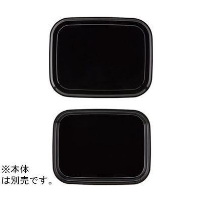 アヅミ産業 冷凍対応容器Tー18ー14用外箱 蓋 黒P・P ラクシボ F-18-14 1枚 65-6901-36（直送品）