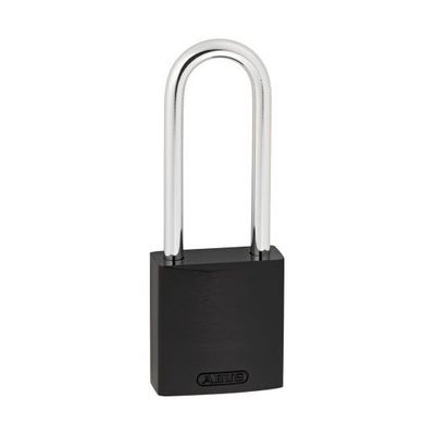 ABUS SecurityーCenter 安全用南京錠 パドロック アルミ、スチール 黒 1803 1個 65-7915-10（直送品）