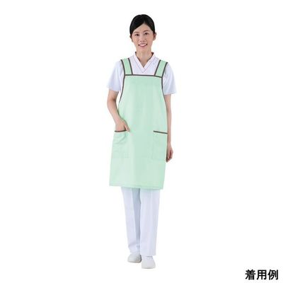 アズワン エプロン グリーン フリー 66-0015-53 1枚（直送品）