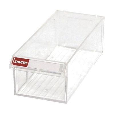 Shuter キャビネットA8型用引出し 透明 ポリスチレン A8 1個 67-2307-57（直送品）