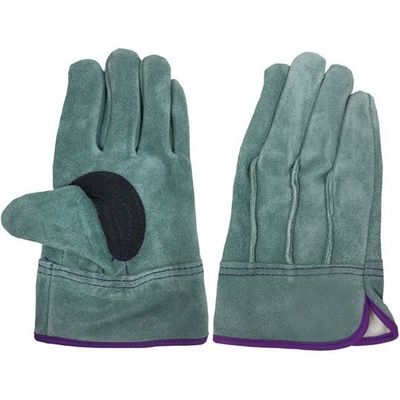 小野商事 牛床革手袋 オイル加工 外縫い 玄武 Lサイズ AG4809-L 1双 65-0306-66（直送品）