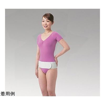 松本ナース産業 骨盤ベルト シングルサポート 3L ホワイト 820-3L 1個 65-6902-73（直送品）