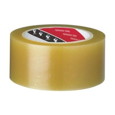 寺岡製作所 パックテープ NO.451 #60 クリーム 50mmX50M 451 C-60-50X50 1巻 61-2758-32（直送品）