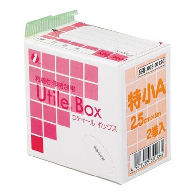 イワツキ 粘着性伸縮包帯(ユティール(R) ボックス)特小 2巻×6小箱入 003-30126 1箱(12巻) 66-0002-67（直送品）