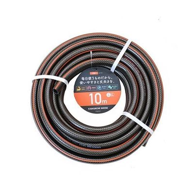 カクイチ 散水用ホース PRO ブラック+オレンジライン 内径15mm 外径20mm 10M P341D 892590 1巻（直送品）