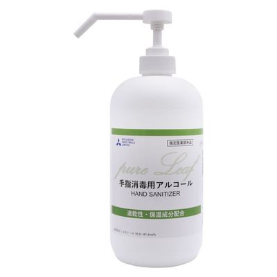 三菱製紙 ピュアリーフ手指消毒液HM(部外品) 25700200 4404001(1000ML) 1箱(12入)（直送品）