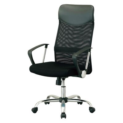 ナカバヤシ OAネットハイバックチェア 25736200 CNN-004-D(ブラック) 1台（直送品）