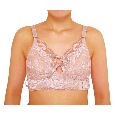 ブライトアイズ ツーピースブラ レーシー 25717903 L-1(M)ベージュ 1枚（直送品）