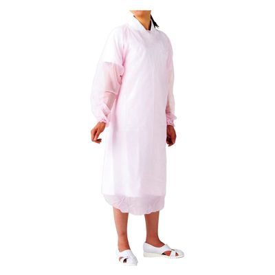 サンフラワー ディスポガウン 25690300 NO.754(10マイ)ピンク 1梱(10入x12箱)（直送品）