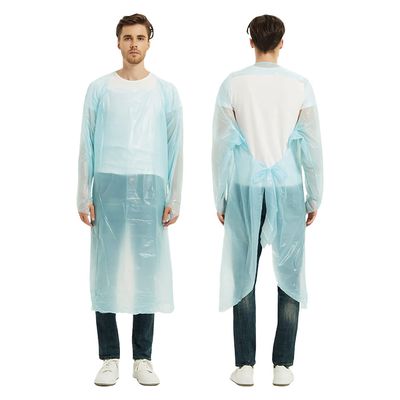 プラスチックガウン(サムフック) 25689800 トイ(TOY) TOY-CPE-TH-0B(240マイ) 1箱(240入)（直送品）