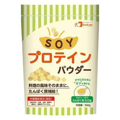フードケア SOYプロテインパウダー 560gx12袋 25669700 560G(12フクロ) 1箱(12入)（直送品）