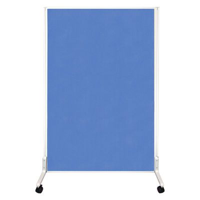 東京ブラインド工業 片面吸音ローパーティションキャスタ付 25735704 W900XH1500MM(スカイブルー) 1台（直送品）