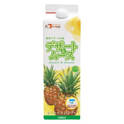 フードケア デザート&ムース(パイン味) 25669901 1L(6ホンイリ) 1箱(6入)（直送品）
