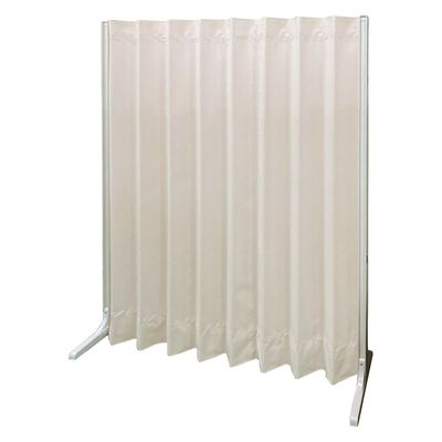 東京ブラインド工業 抗菌アコーディオンスクリーン(直線型) 25735802 張地:ピンク W1500XD340XH1650MM 1台（直送品）