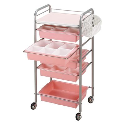 西村製作所 アプリワゴン(仕切りケースタイプ) 25585003 024(ピンク) 1台（直送品）