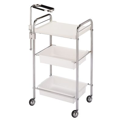 西村製作所 アプリワゴン(トレーアーム付タイプ) 25584800 026(ホワイト) 1台（直送品）