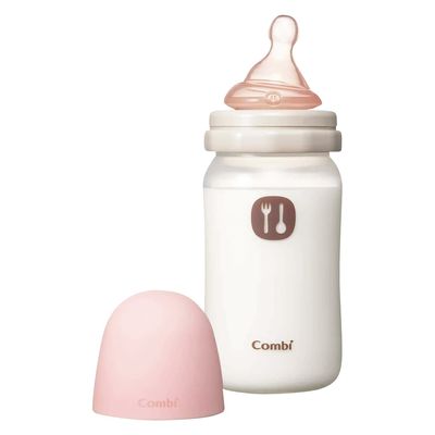 コンビ テテオ授乳のお手本LICO哺乳びん 25482302 テテオ 116469(ストロベリ)240ML 1箱(40個入)（直送品）