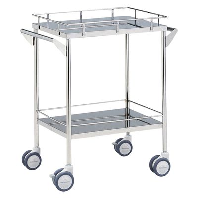 【軒先渡し】西澤医科工業 マツヨシ回診車 四方手摺付(静音仕様 01225053 MY-1026S(750X450X800 1台（直送品）