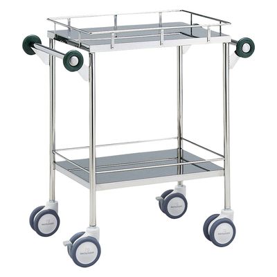 【軒先渡し】西澤医科工業 マツヨシ回診車 四方手摺付 01227051 MY-1030(600X450X800) 1台（直送品）