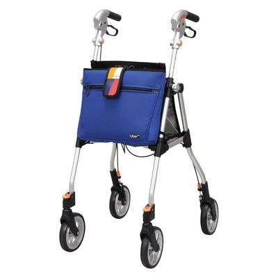 ユーバ産業 スリムフィット歩行車(スタンダード) 25495701 SL-0470(ブルー) 1台（直送品）