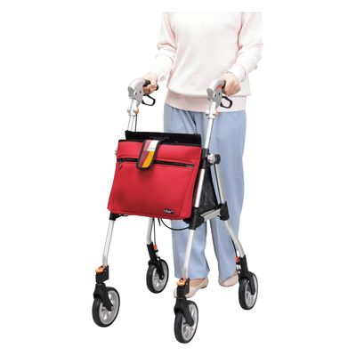 ユーバ産業 スリムフィット歩行車(スタンダード) 25495700 SL-0470(レッド) 1台（直送品）