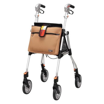ユーバ産業 スリムフィット歩行車(スタンダード) 25495702 SL-0470(キャメル) 1台（直送品）