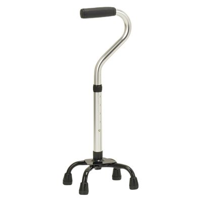 クリスタル産業 スワン型クォードケイン スモールベース 25497004 SQ-305S(シルバー) 1個（直送品）