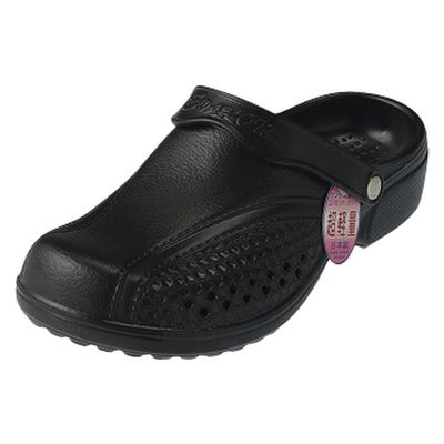 ヒカリ技研工業 エバロンサンダル SAー8(婦人) 24426600 ブラック SA-8(S/22-22.5CM) 1足　ナースシューズ（直送品）