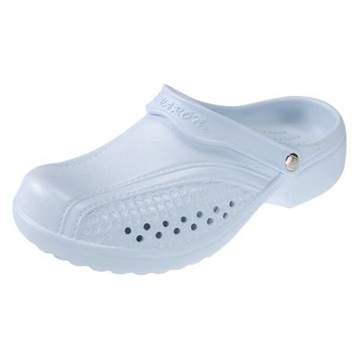 ヒカリ技研工業 エバロンサンダル SAー8(婦人) 24426602 サックス SA-8(L/24-24.5CM) 1足　ナースシューズ（直送品）