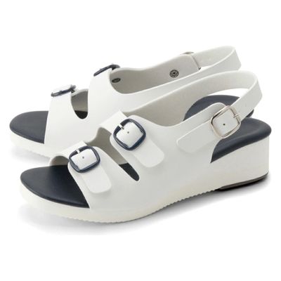 キクスイサンダル 2バックルサンダル 25343803 M KS-102(ネイビー) 1足　ナースサンダル（直送品）