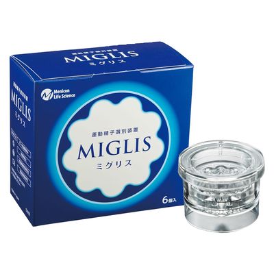 メニコン 運動精子選別装置 ミグリス 25481500 6コイリ 1梱(6個入x3箱)（直送品）
