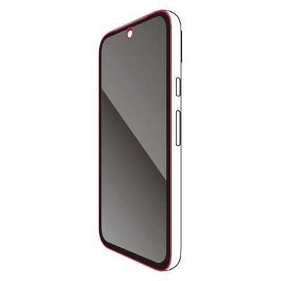 Google Pixel 8a ガラスフィルム 指紋認証対応 高透明 角割れ防止 ブラック PM-P241FLGF エレコム 1個（直送品）