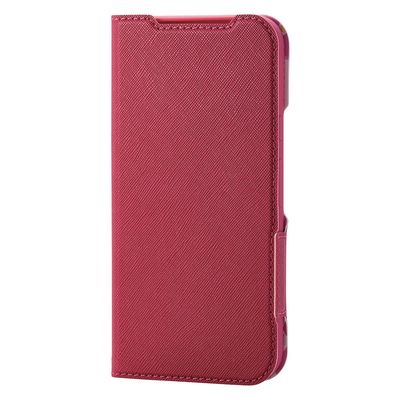 Google Pixel 8a ケース レザー 手帳型 超軽量 ディープピンク PM-P241PLFUJPND エレコム 1個（直送品）