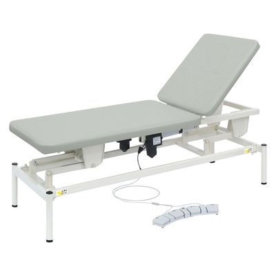 【軒先渡し】高田ベッド 2M電動リモス 25298100 ビニルレザーグレー TB-1516(60X180CM) 1台（直送品）