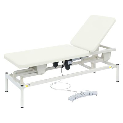 【軒先渡し】高田ベッド 2M電動リモス 25298102 ビニルレザー白 TB-1516(70X180CM) 1台（直送品）