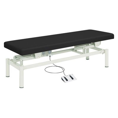 【軒先渡し】高田ベッド 電動診察台(電動ハイローベッド) 25353600 ビニルレザー黒 TB-912(W60XL180CM) 1台（直送品）