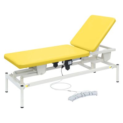 【軒先渡し】高田ベッド 2M電動リモス 25298100 ビニルレザーイエロー TB-1516(60X180CM) 1台（直送品）