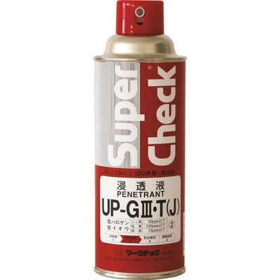 マークテック MARKTEC スーパーチェック 浸透液 UPーG3・T(J) 450型 C001-0011025 1本 153-3429（直送品）