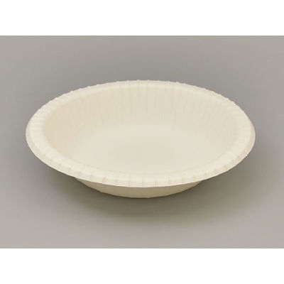 ペーパーウェア 紙皿 ナチュラルパルプボウル 18cm【weeco】 00413808 1袋(50枚)（直送品）