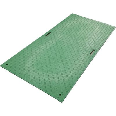 ウッドプラスチック 工事用敷板 Wボード 片面凸 カラー:緑 1219mm×2438mm B1224-15-GRSB-M2K4 1枚（直送品）