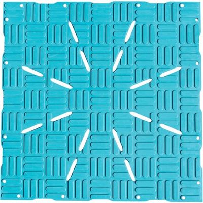 広島化成 DCマット ブルー DCMAT-BL 1セット(4枚) 429-9648（直送品）