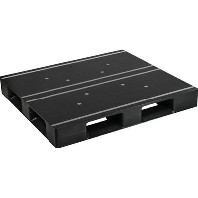 日本プラパレット NPC プラスチックパレットAZFDー1211FEーRR 片面四方差し 黒 AZFD-1211FE-RR 1枚（直送品）