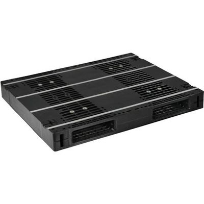 NPC プラスチックパレットAZTRー1210ー2FFWEーRR 両面二方差し 黒 AZTR-1210-2FFWE-RR 1枚（直送品）