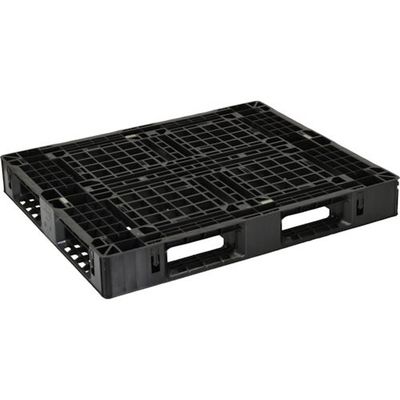 NPC 輸出梱包用プラスチックパレットE×Aー1210ー150Hー1 片面四方差し 黒 EXA-1210-150H-1 1枚（直送品）