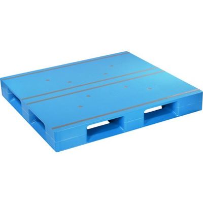 日本プラパレット NPC プラスチックパレットAZFDー1211FE 片面四方差し ブルー AZFD-1211FE 1枚 435-6466（直送品）