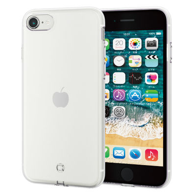 エレコム iPhoneSE 第3・2世代/8/7用 ケース ソフト 極み設計 クリア PM-A22SUCTCR 1個（直送品）
