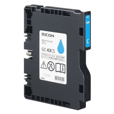 リコー（RICOH） 純正トナー GC 43CS シアン 1本（直送品）