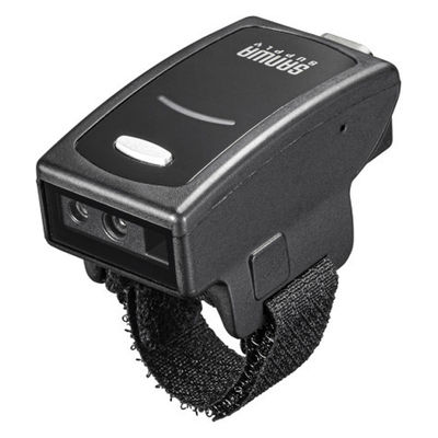 サンワサプライ  Bluetooth2次元バーコードリーダー（リングタイプ） BCR-BT2D5BK（直送品）