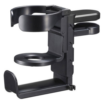 サンワサプライ  ドリンクホルダー付ヘッドホンフック PDA-STN71BK（直送品）